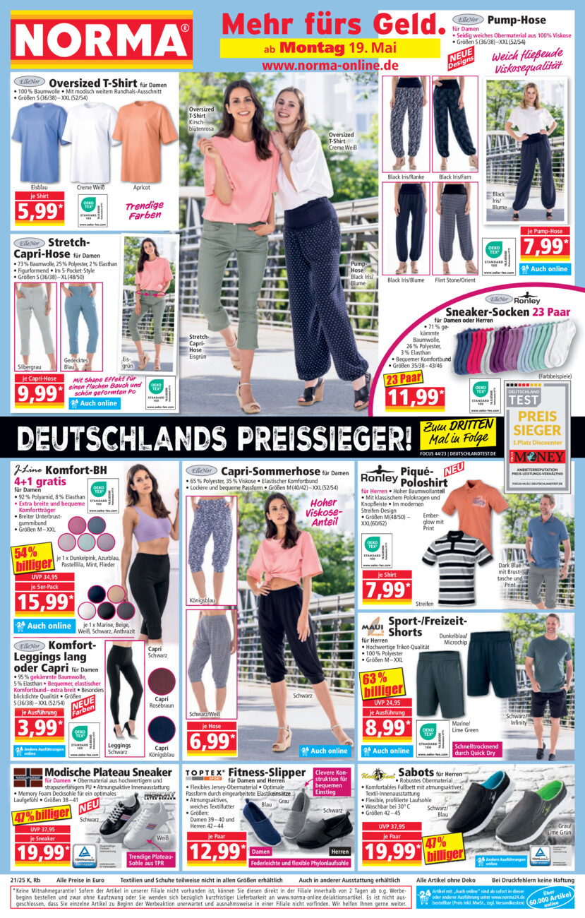 Norma KW 21/25 vom Samstag, 17.05.2025