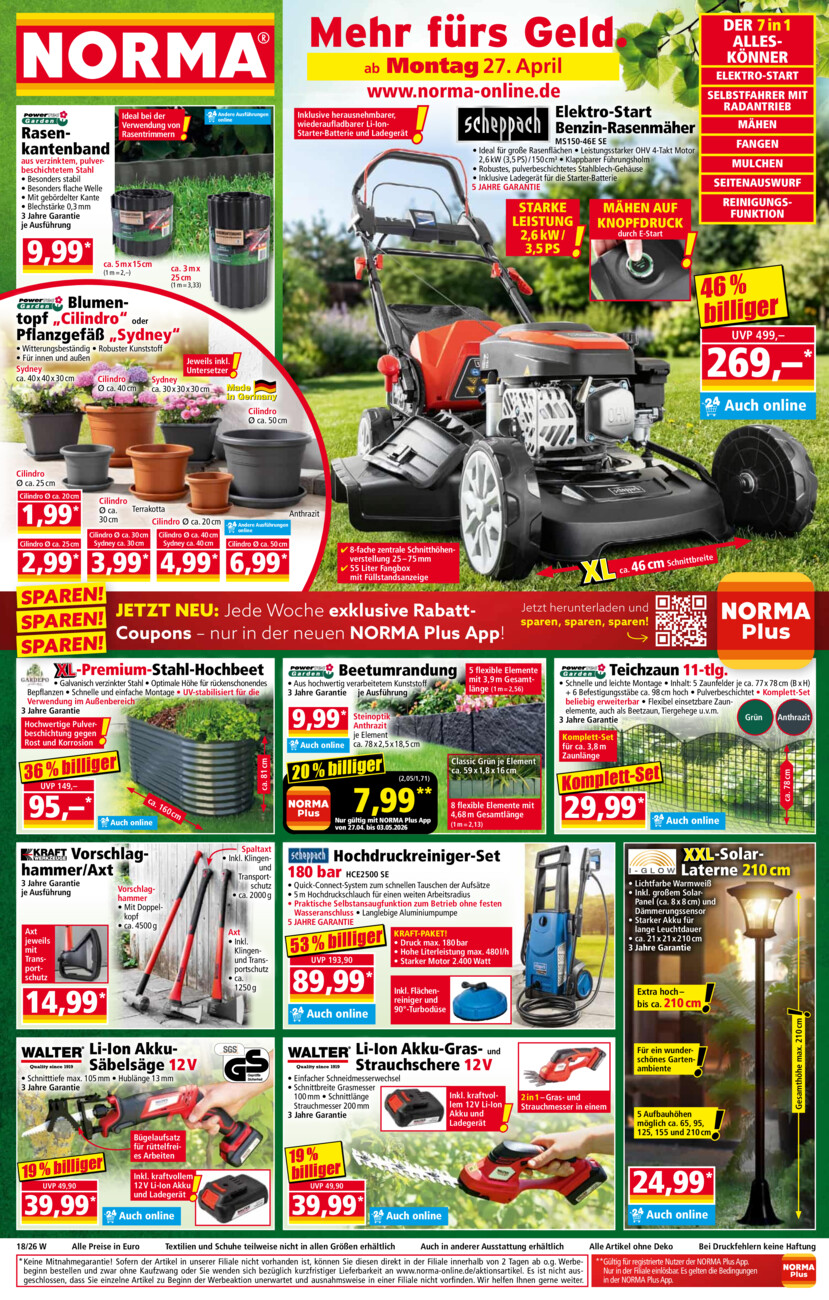 NormaKW18 vom Samstag, 25.04.2026