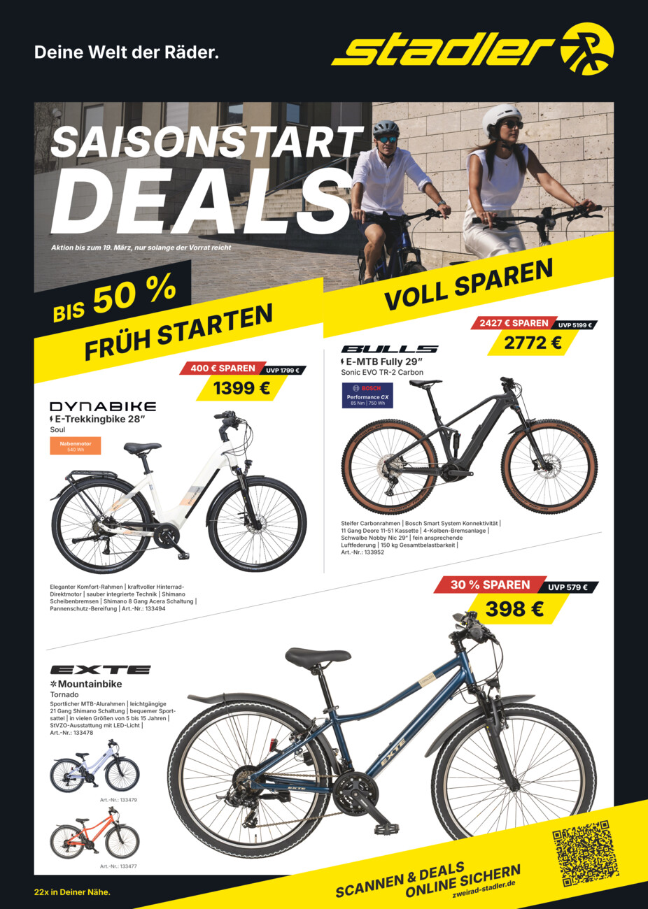 Zweirad-Center Stadler vom Freitag, 27.02.2026