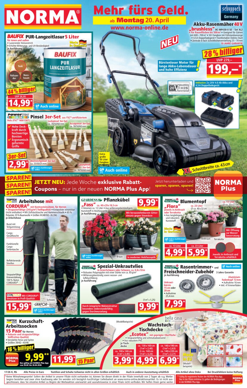 NormaKW17 vom Samstag, 18.04.2026