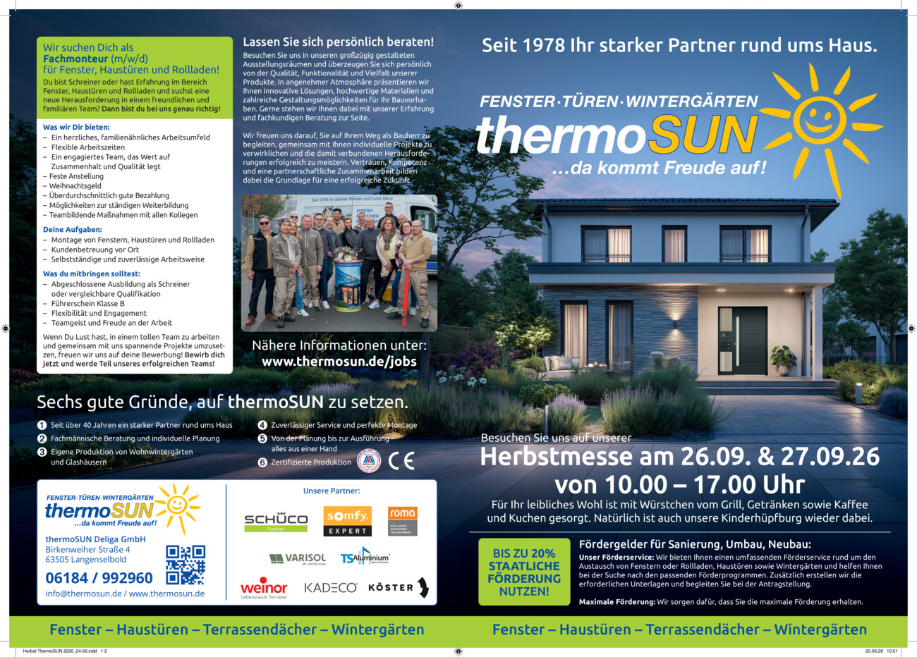 ThermoSUN Herbst vom Freitag, 28.08.2026
