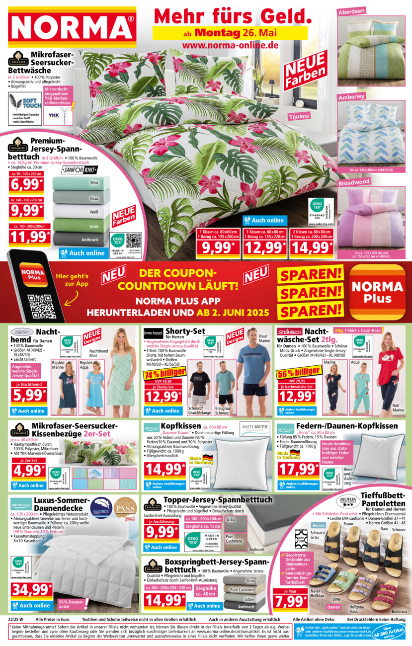 Norma KW 22/25 vom Samstag, 24.05.2025