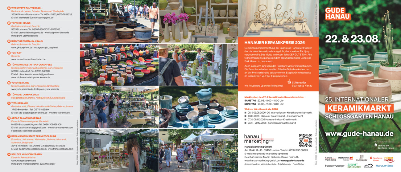 GUDE HANAU vom Samstag, 15.08.2026
