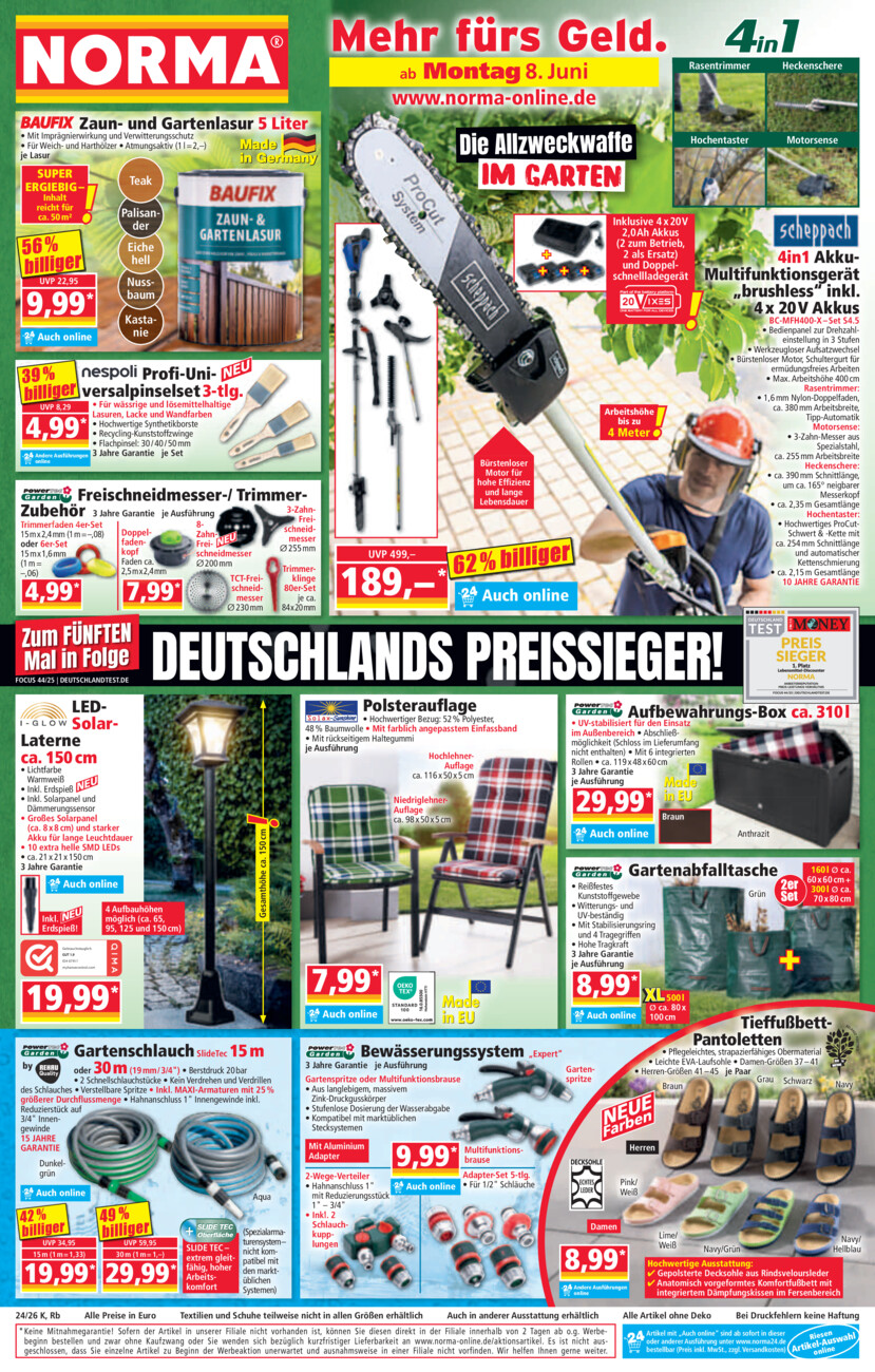 NormaKW24 vom Samstag, 06.06.2026
