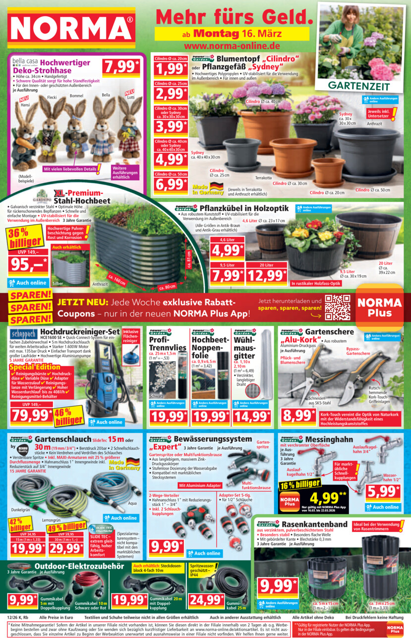 NORMA KW12 vom Samstag, 14.03.2026