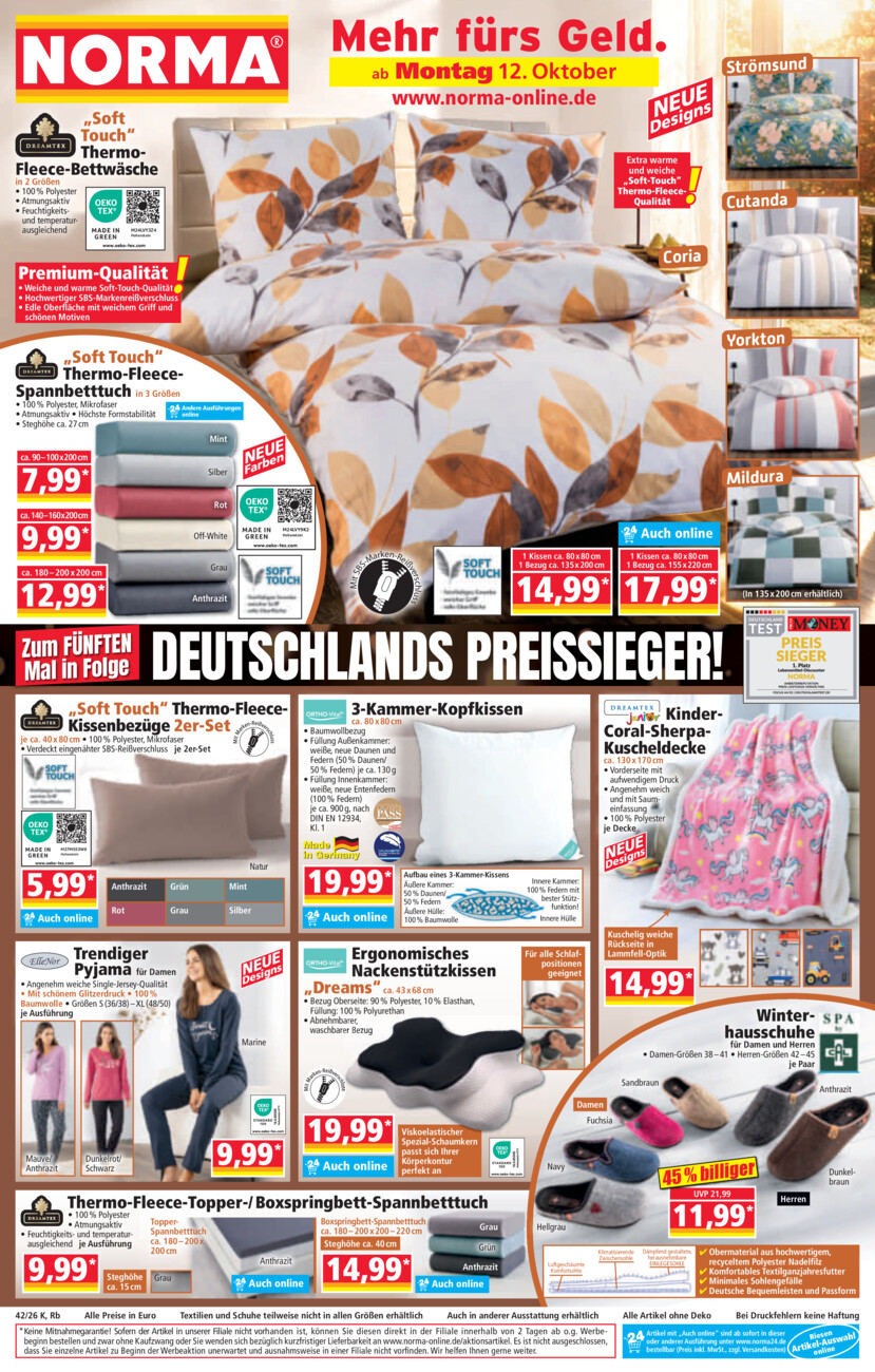 NORMA KW42 vom Samstag, 10.10.2026