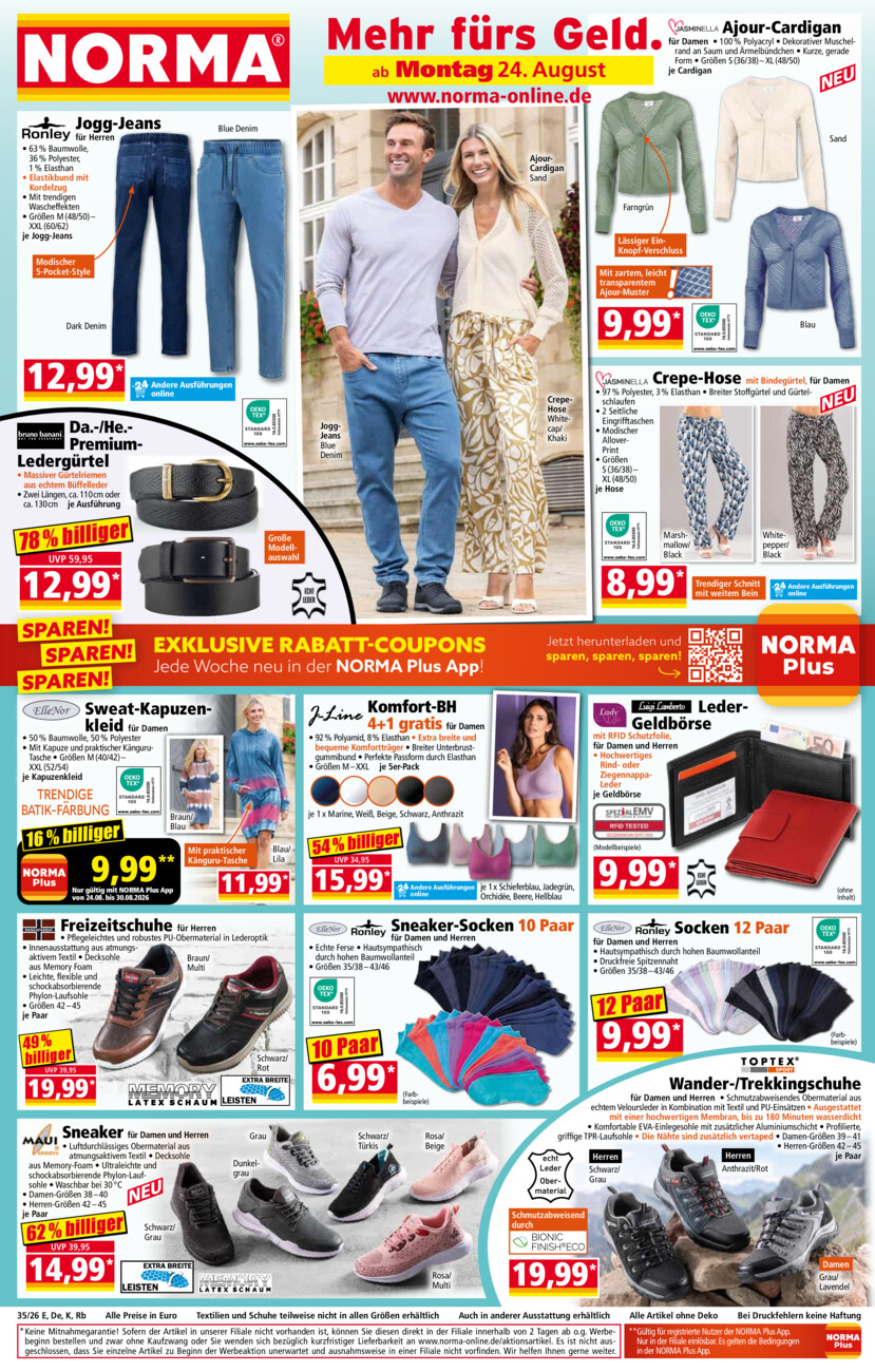 NORMA KW35 vom Samstag, 22.08.2026