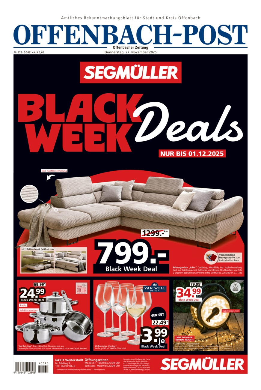 Offenbach-Post vom Donnerstag, 27.11.2025