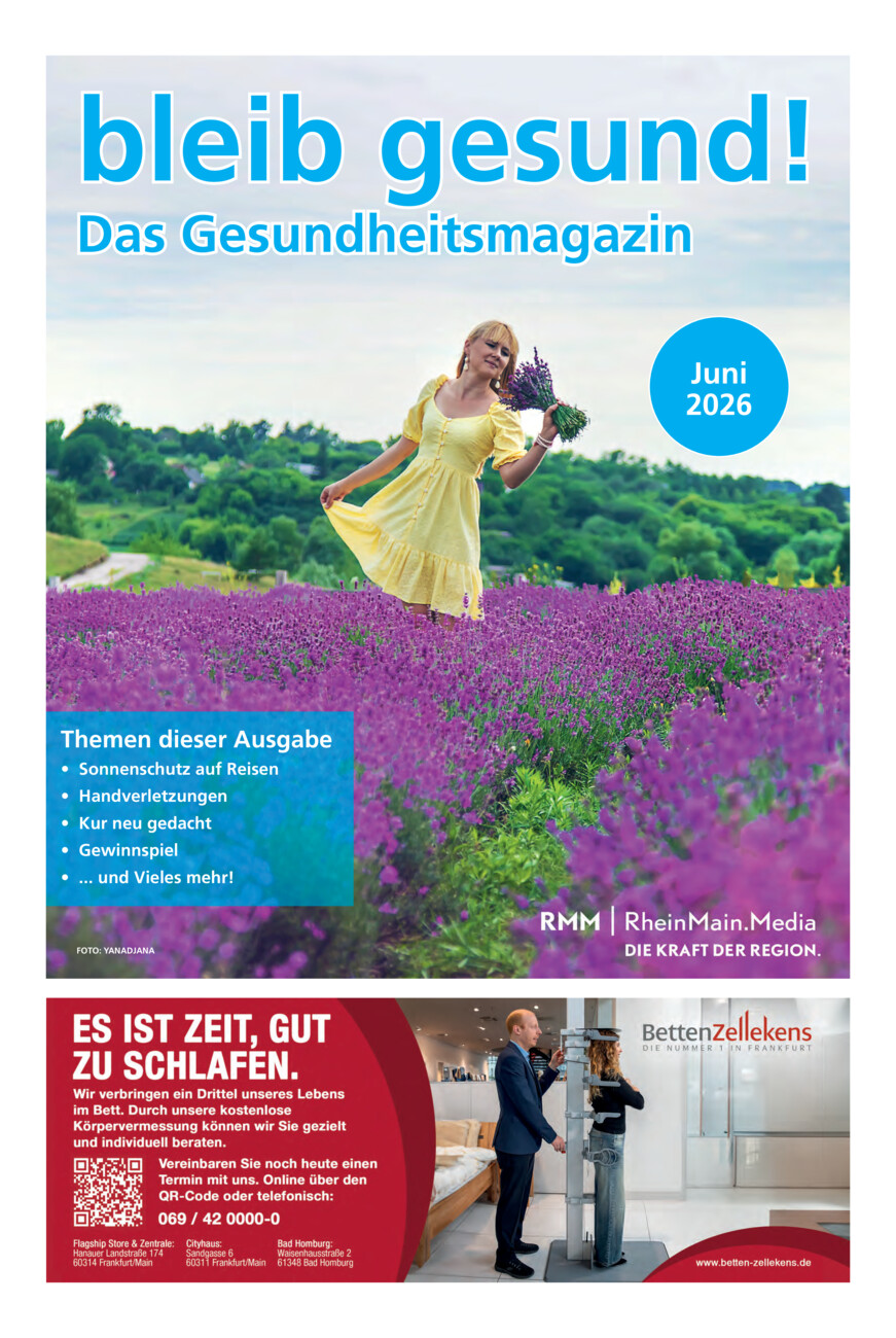 bleib gesund! Juni 2026 vom Freitag, 05.06.2026