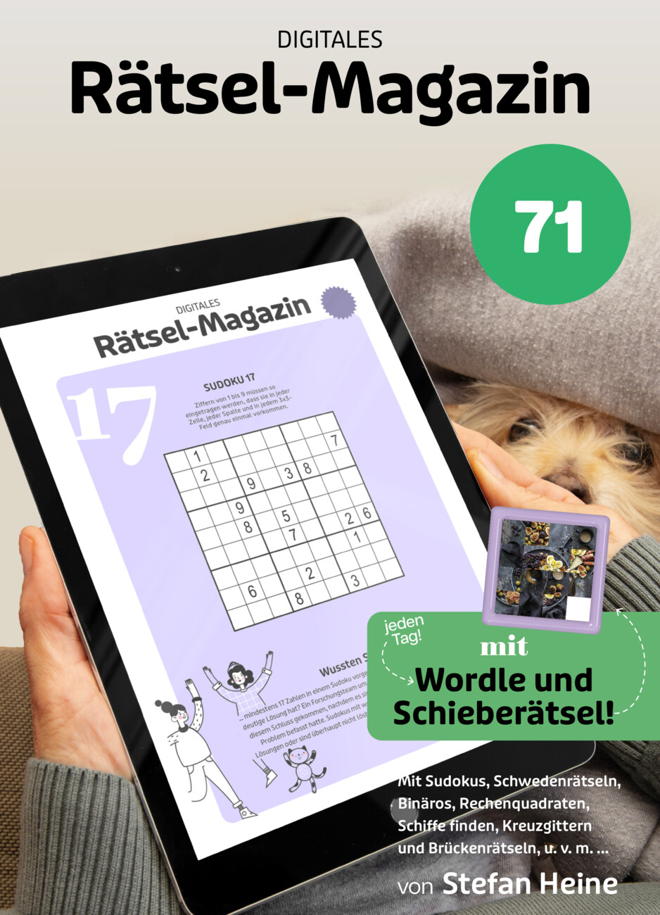 Rätsel-Magazin vom Mittwoch, 09.09.2026