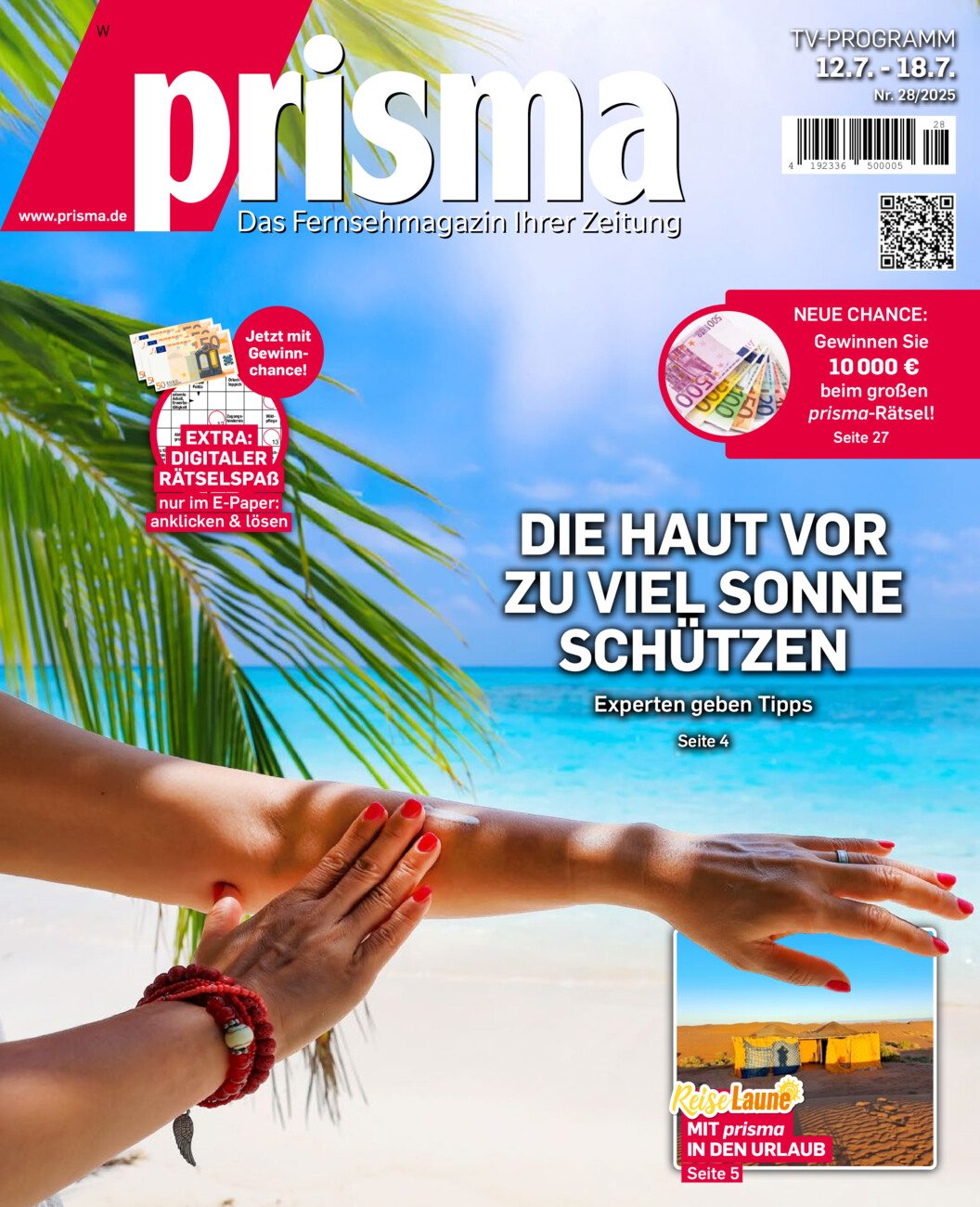 Prisma vom Samstag, 12.07.2025