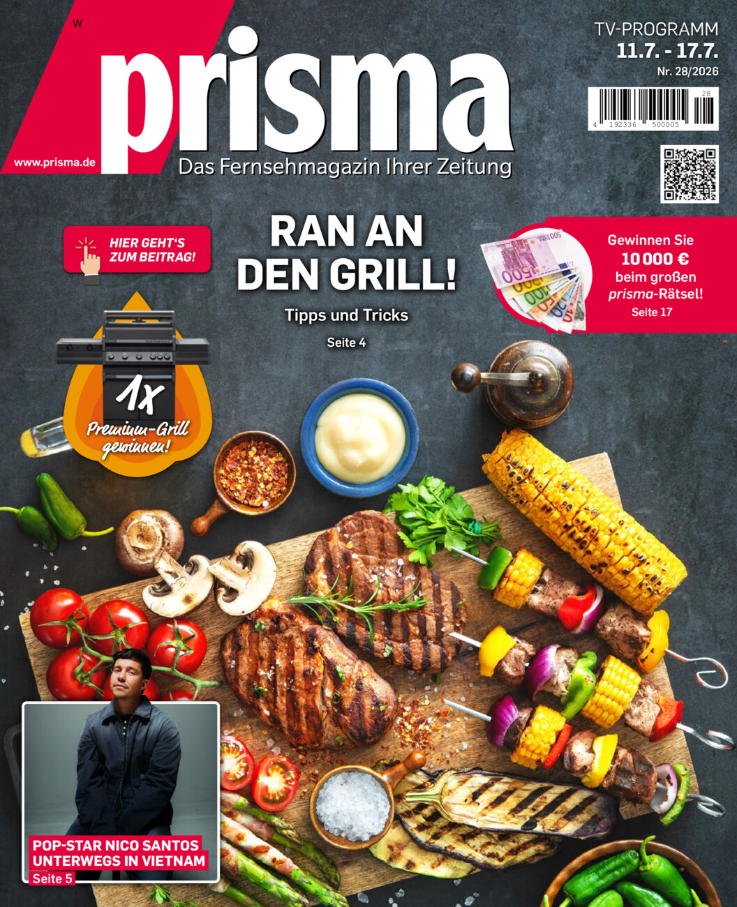 Prisma vom Samstag, 11.07.2026