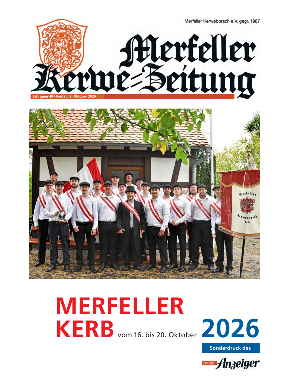 Merfeller Kerb 2026 vom Freitag, 09.10.2026