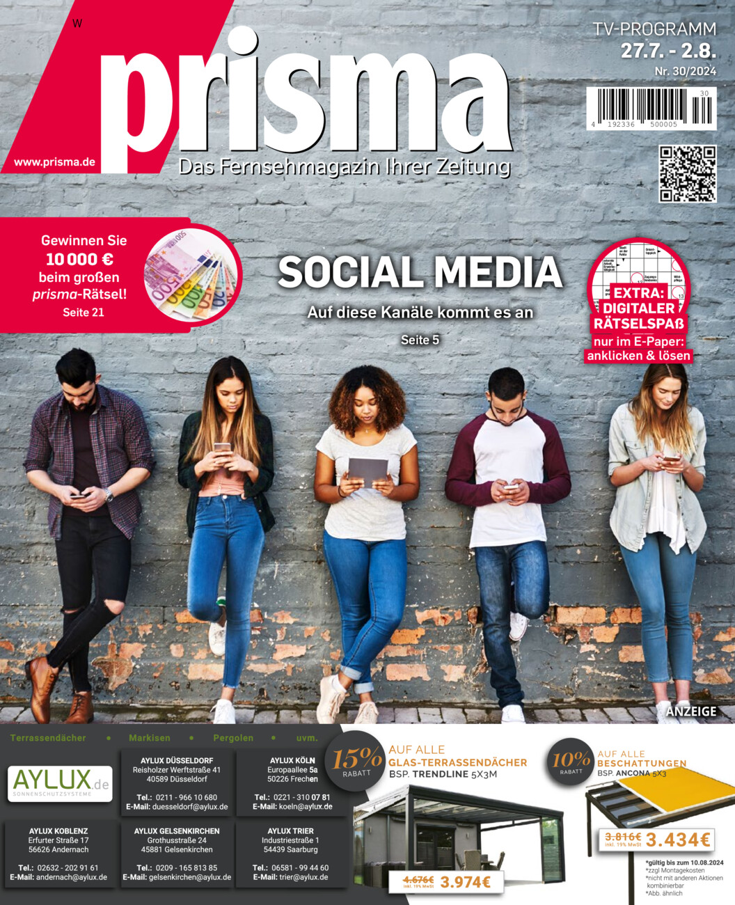 Prisma Magazin vom Samstag, 27.07.2024