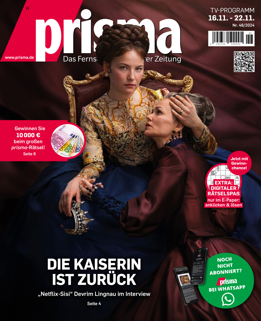 Prisma Magazin vom Samstag, 16.11.2024