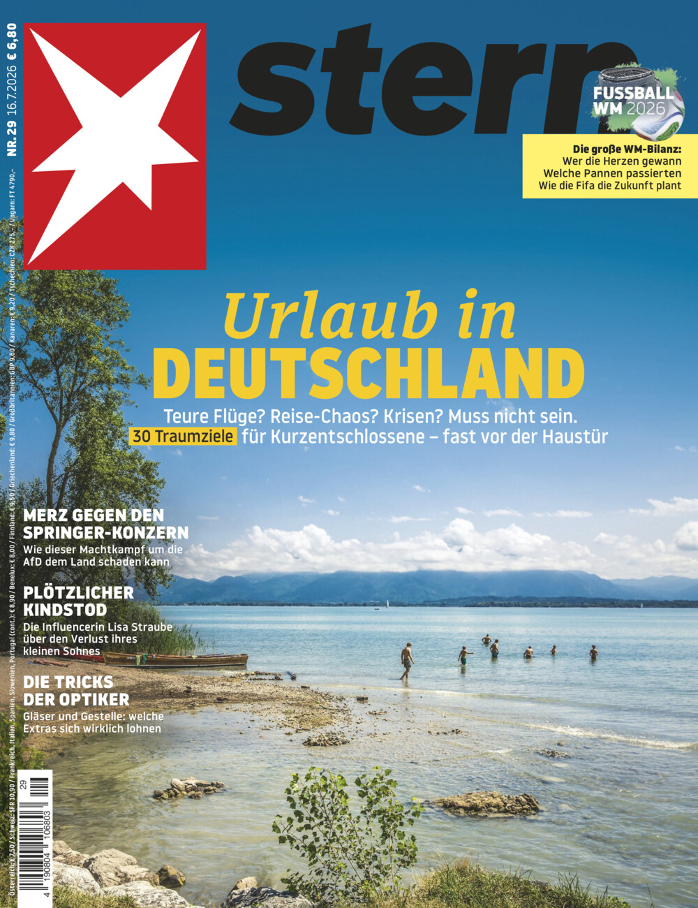 Stern vom Samstag, 25.07.2026