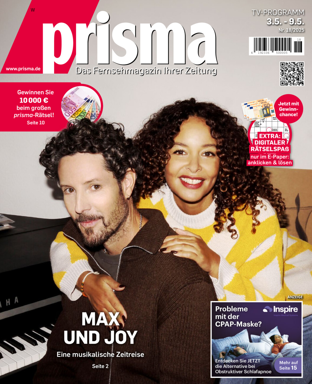 Prisma vom Samstag, 03.05.2025