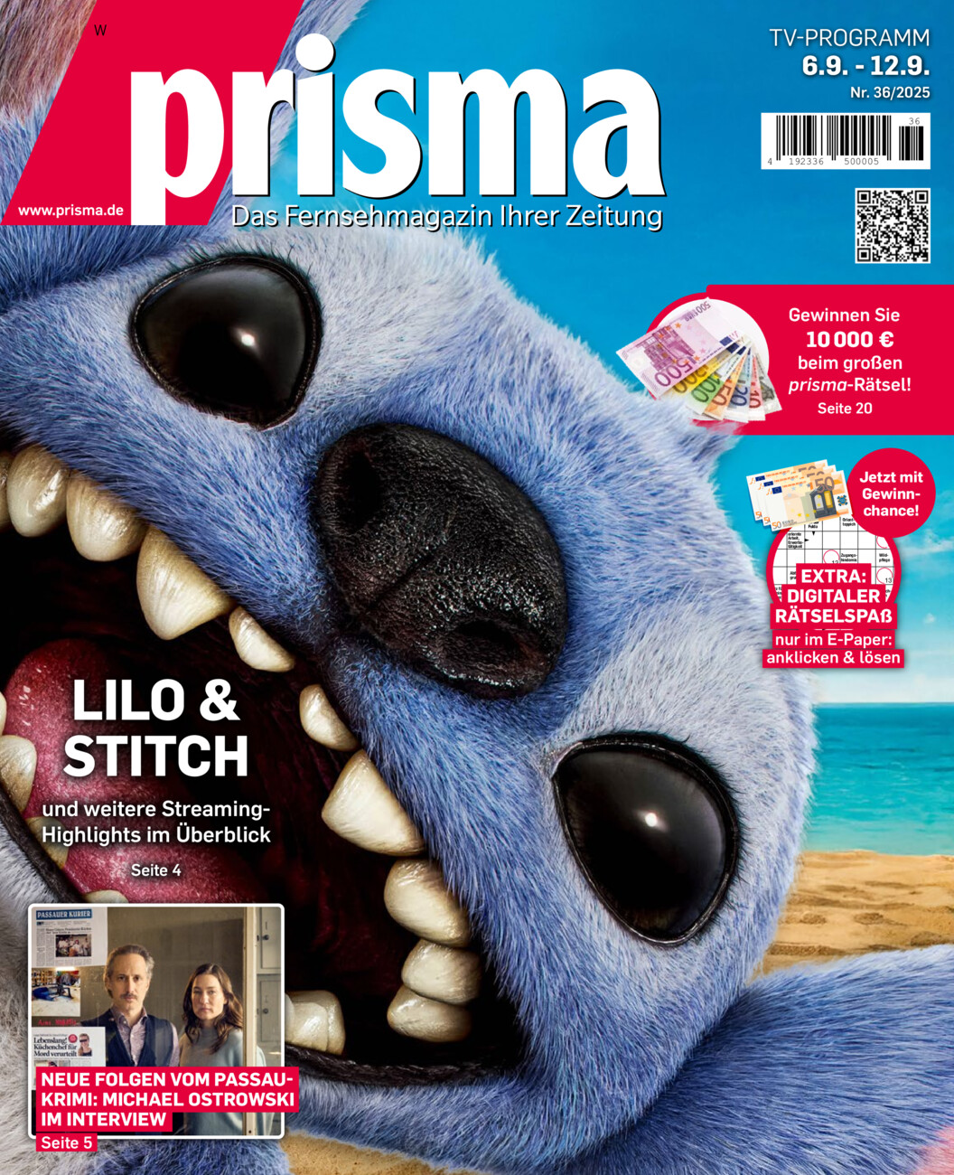 Prisma vom Samstag, 06.09.2025