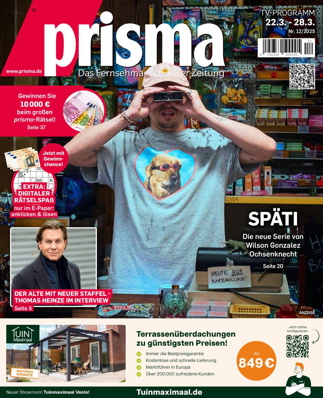 Prisma vom Samstag, 22.03.2025