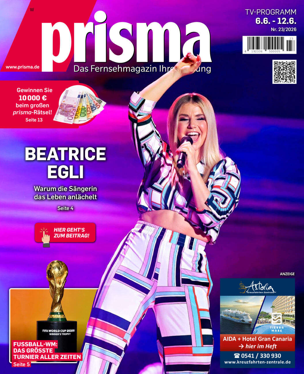 Prisma vom Samstag, 06.06.2026
