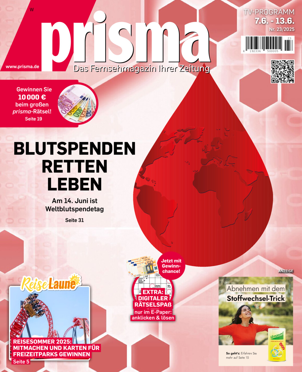 Prisma vom Samstag, 07.06.2025