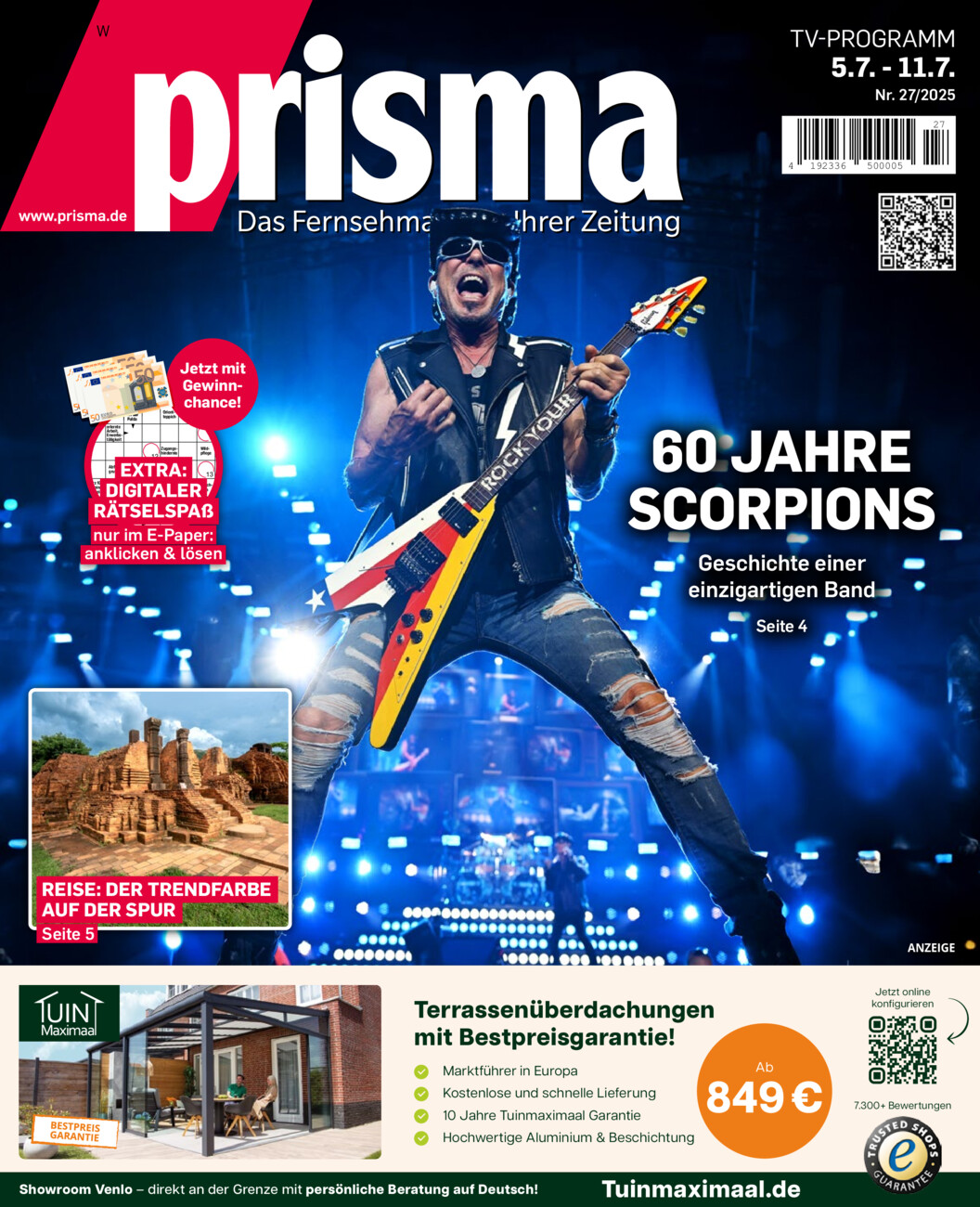 Prisma vom Samstag, 05.07.2025