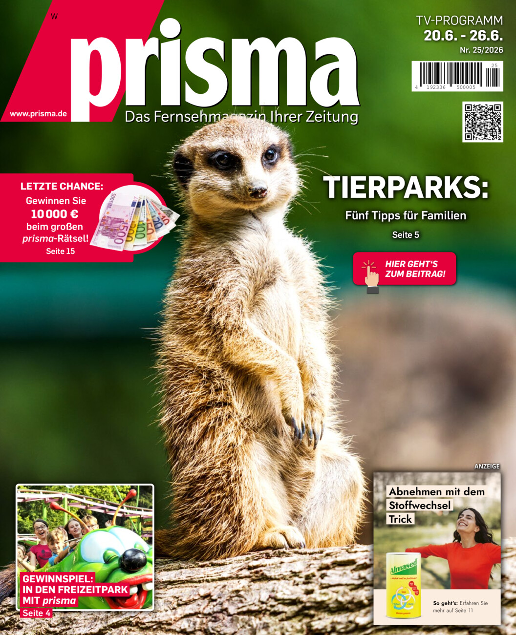 Prisma vom Samstag, 20.06.2026